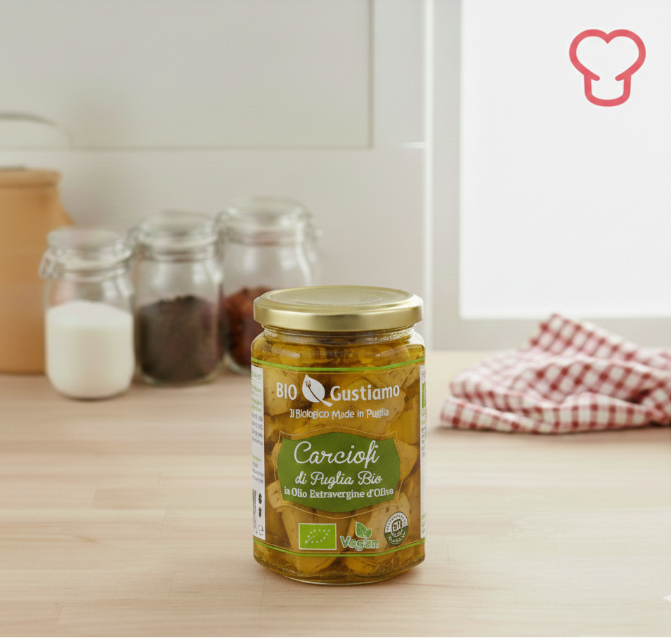 Carciofi in Olio E.V.O. Bio Made in Puglia
