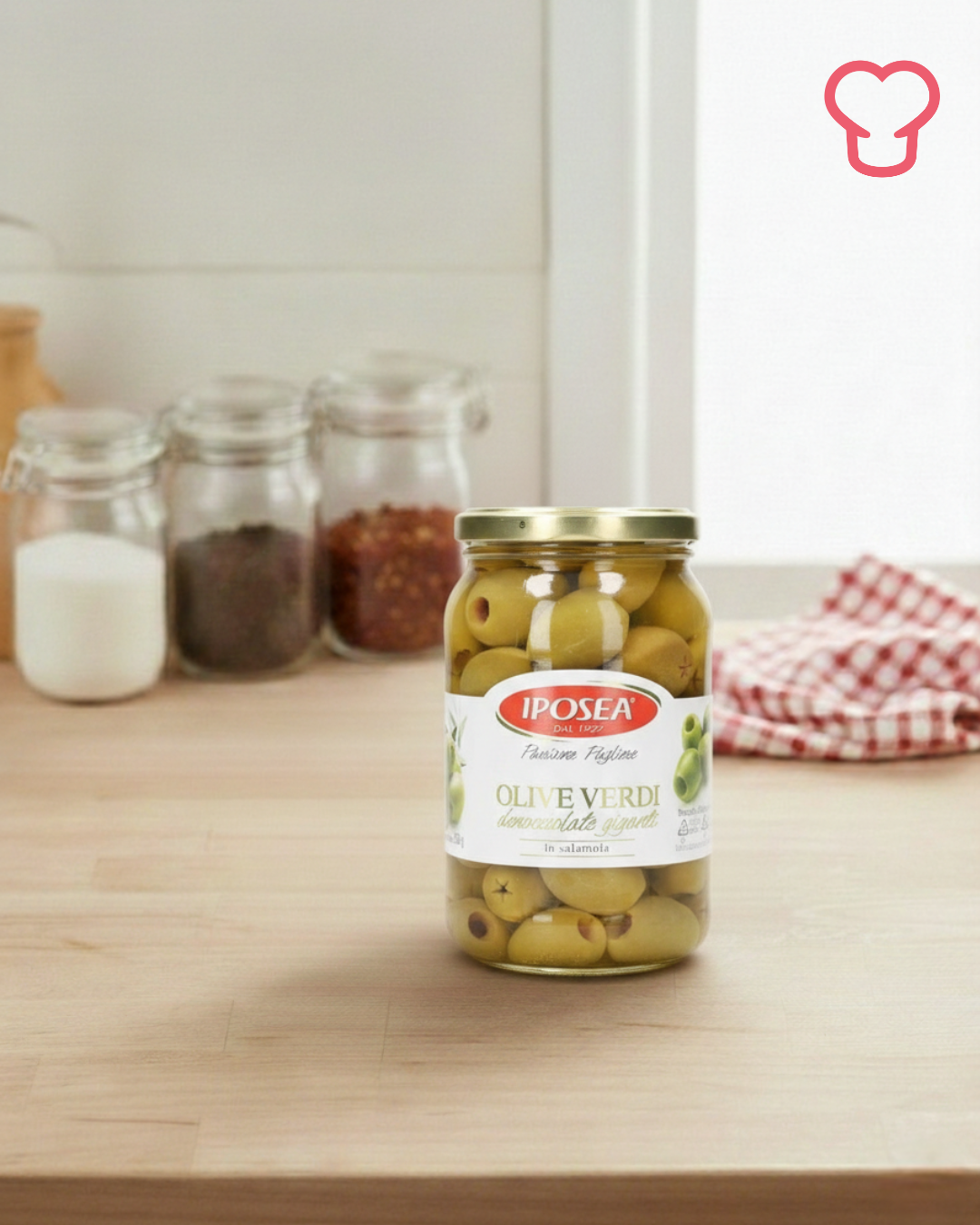 Olive verdi denocciolate in salamoia 560g