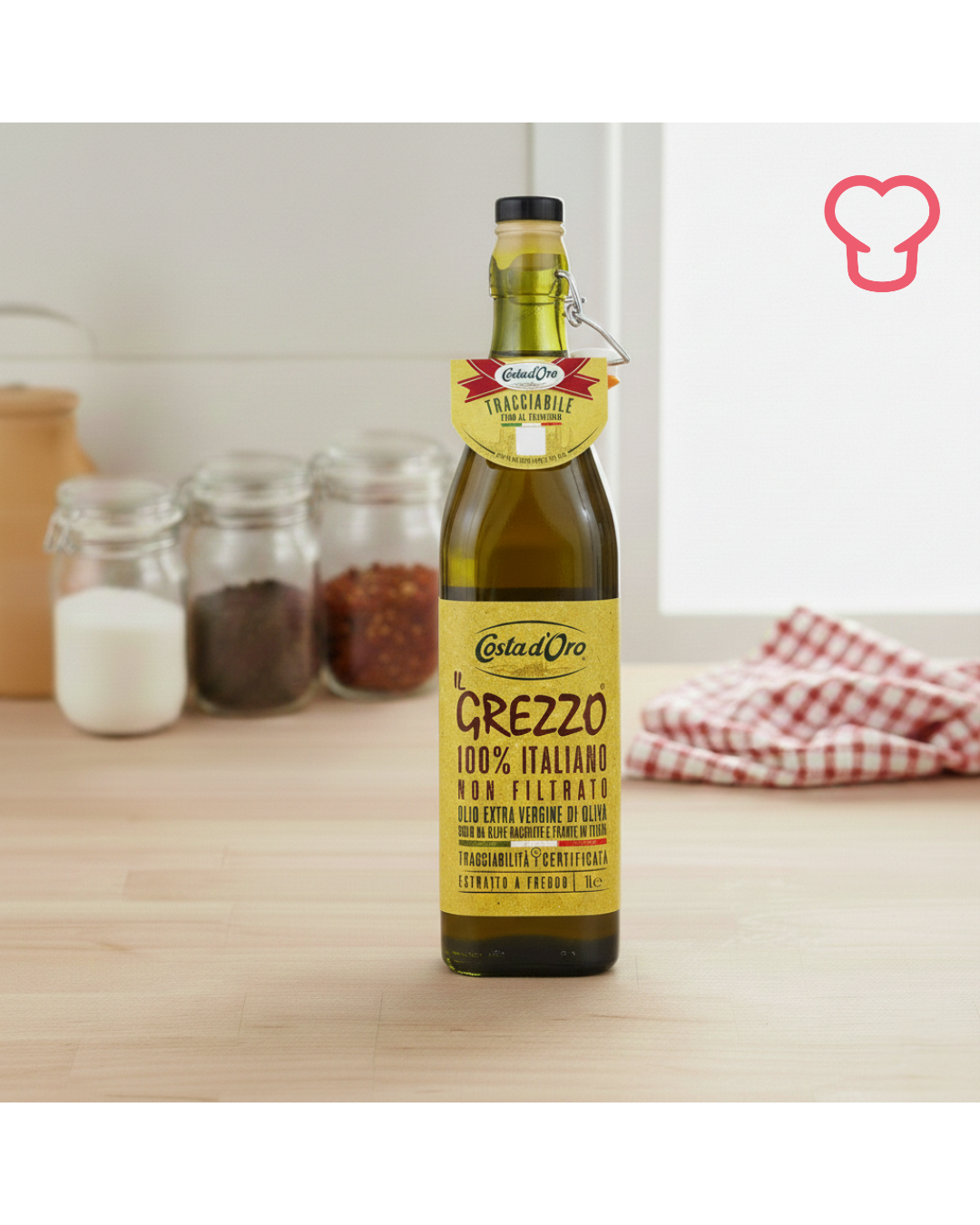 Olio Extra Vergine di Olvia Il Grezzo Estratto a freddo